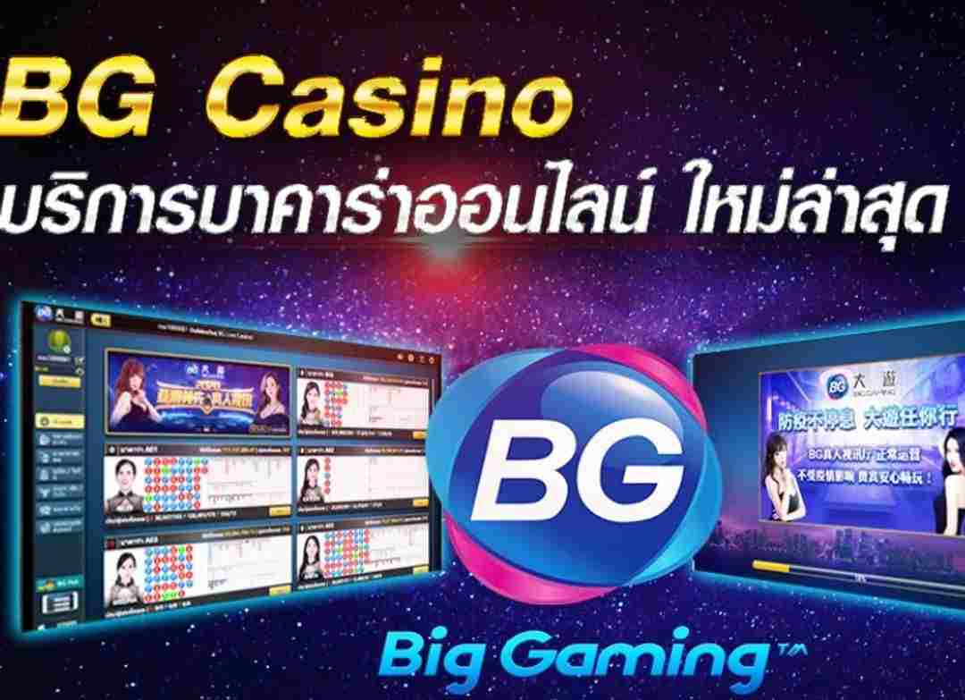 Trò chơi đánh bài qua live BG Casino được thiết kế với tính hiện đại cao 